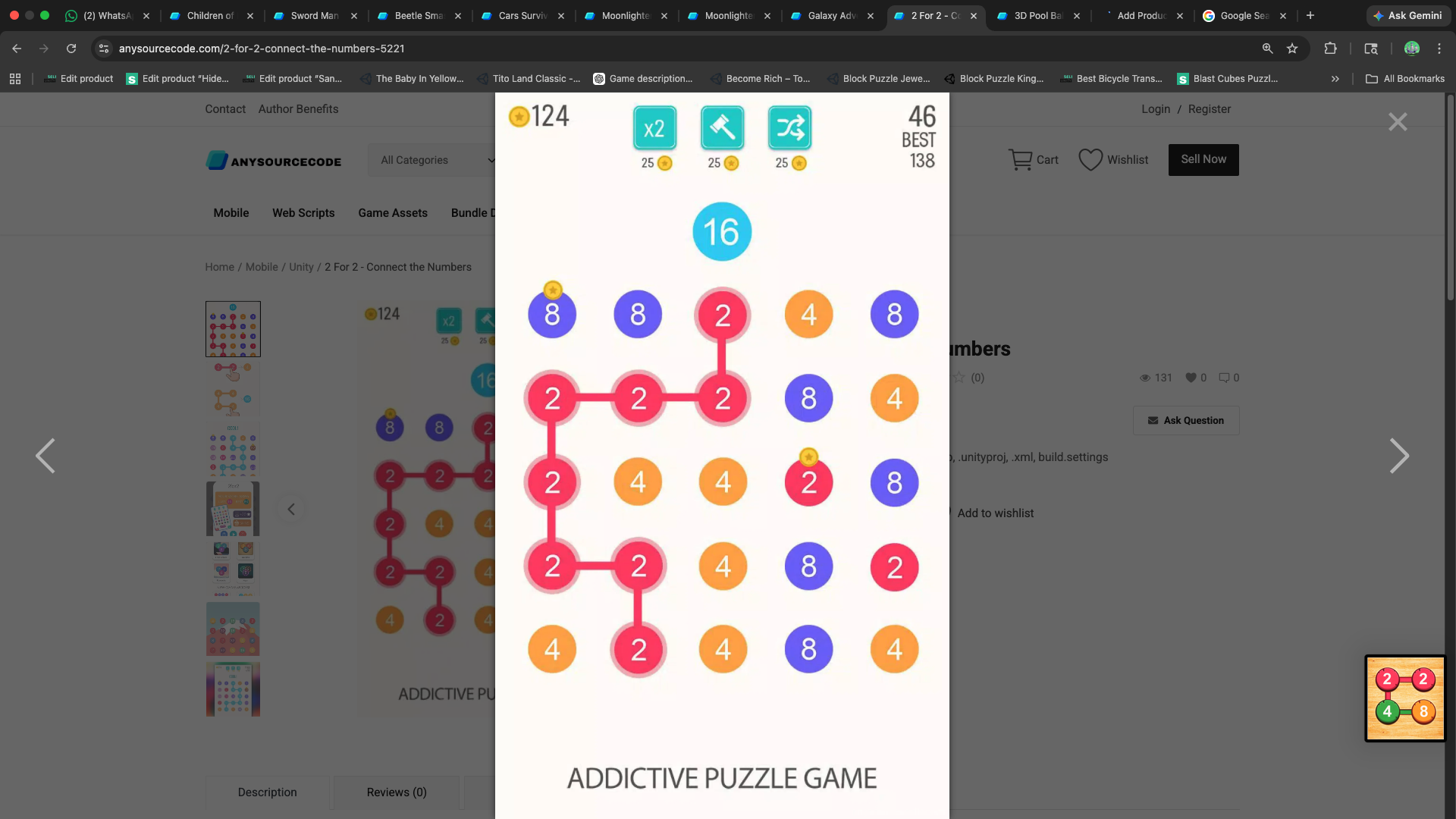 2 For 2 - Connect the Numbers screenshot 3