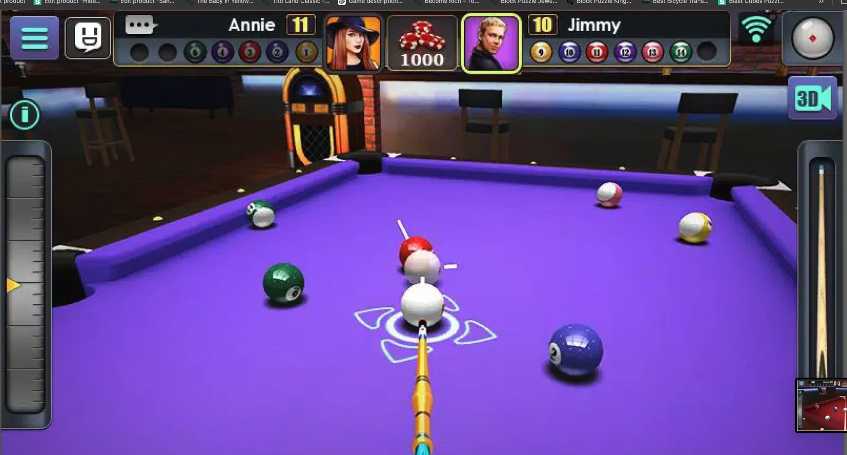3D Pool Ball screenshot 6