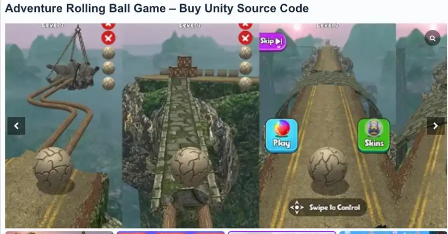 Adventure Rolling Ball Game screenshot 4