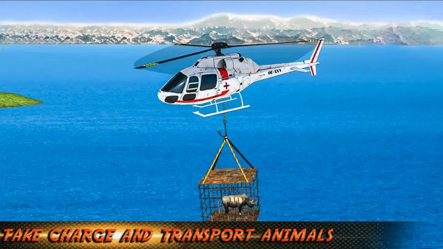 Animal Helicopter Sea Transport – Wild Rescue Simulator – SellUnitySourceCode.com screenshot 4