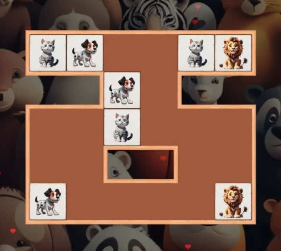 Animal Pair Tiles - Unity Puzzle Game source code