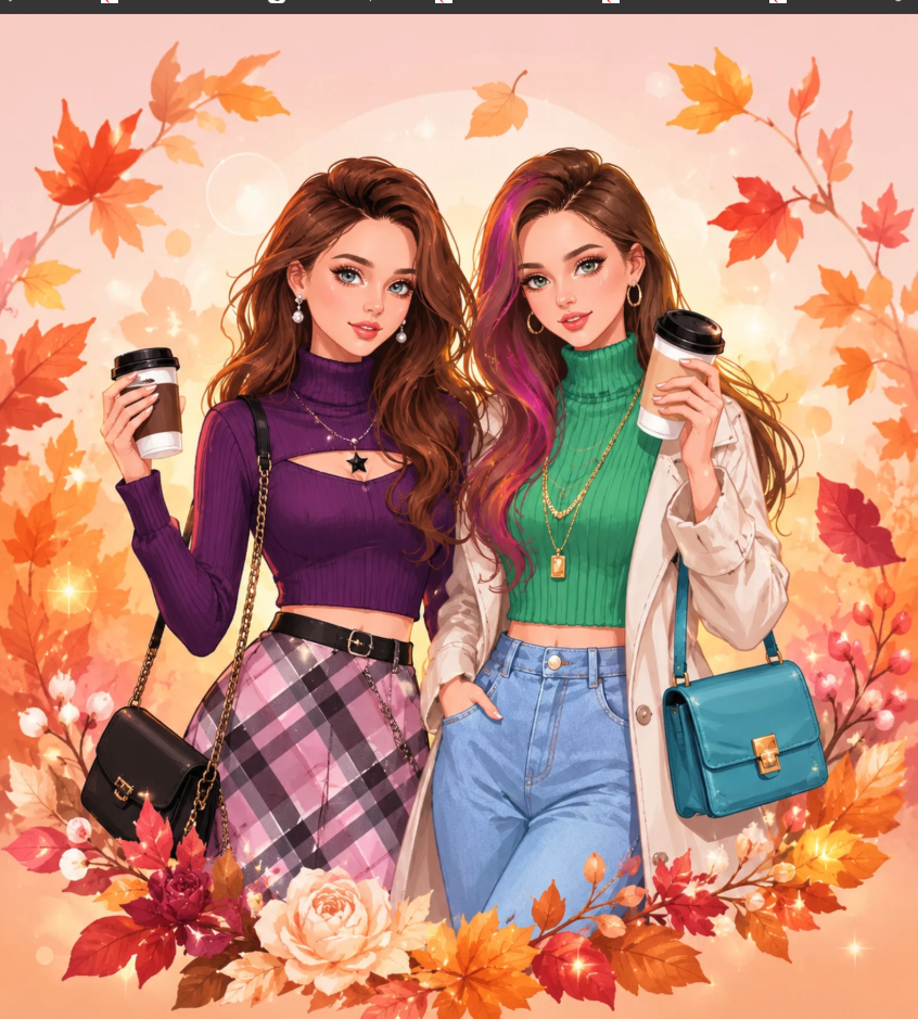 Autumn fashion game for girls screenshot 2