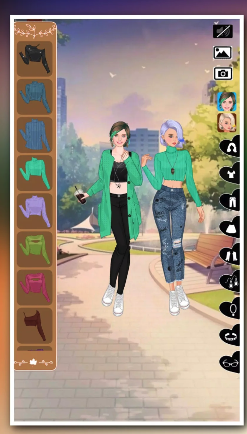 Autumn fashion game for girls screenshot 3