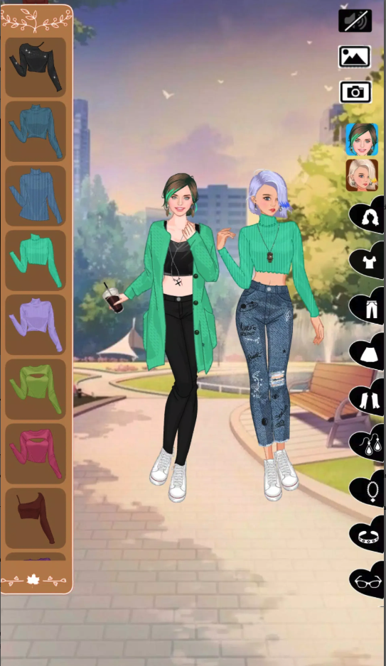 Autumn fashion game for girls screenshot 5