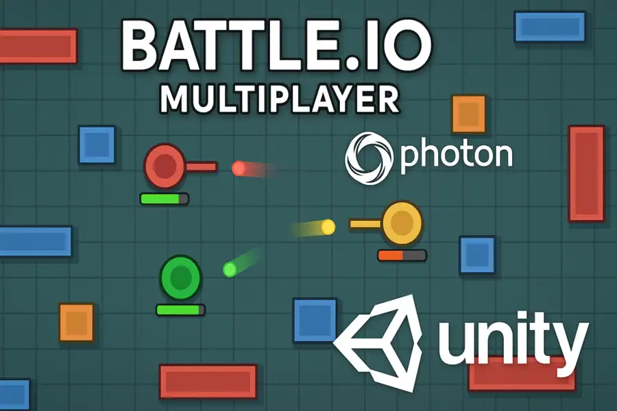 Battle.IO – Multiplayer | Photon SellUnitySourceCode screenshot 2