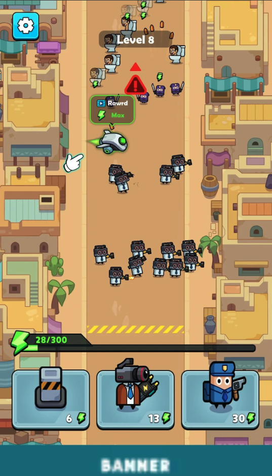 BattleStreet Unity Source Code – Street Defense Strategy Game Template screenshot 3