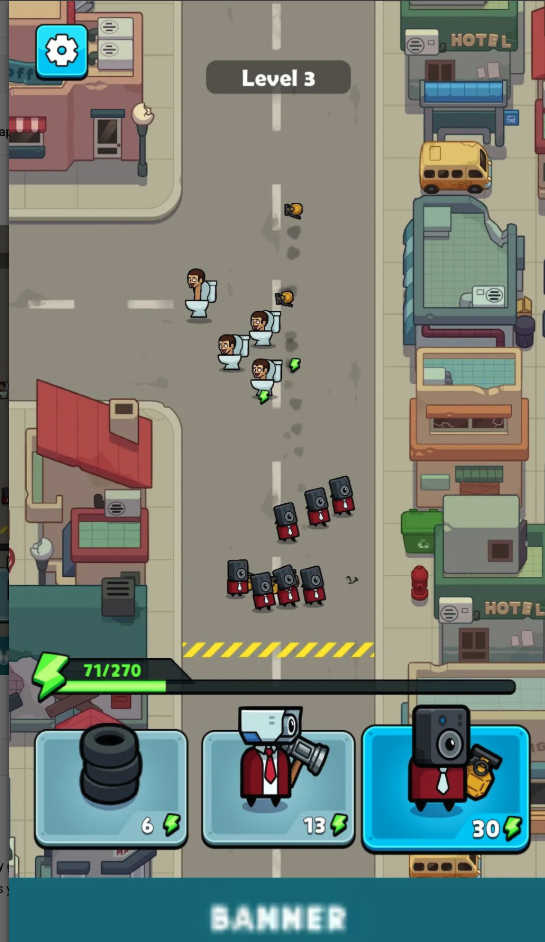 BattleStreet Unity Source Code – Street Defense Strategy Game Template screenshot 5