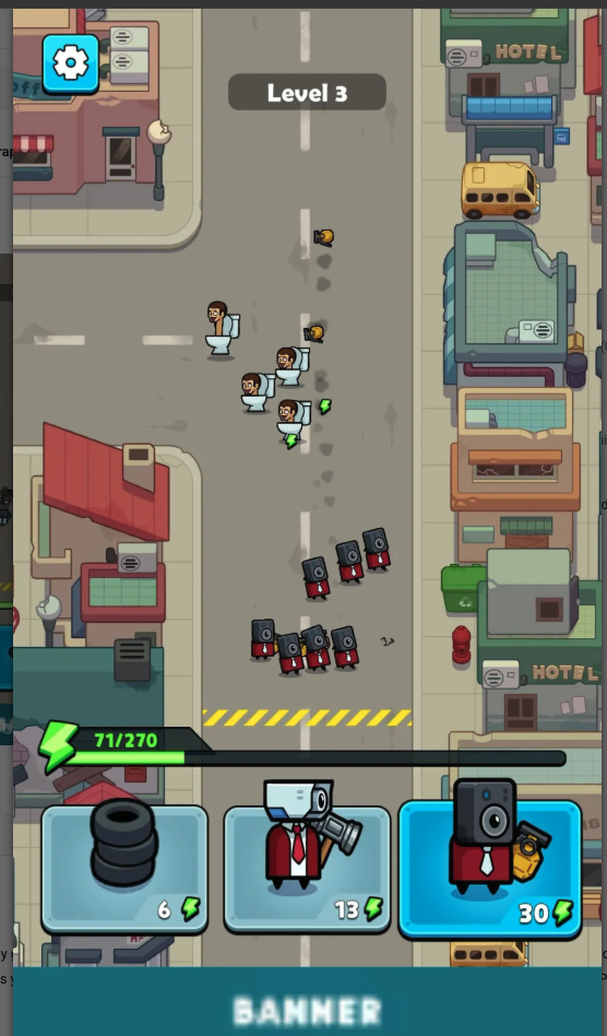 BattleStreet Unity Source Code – Street Defense Strategy Game Template screenshot 5