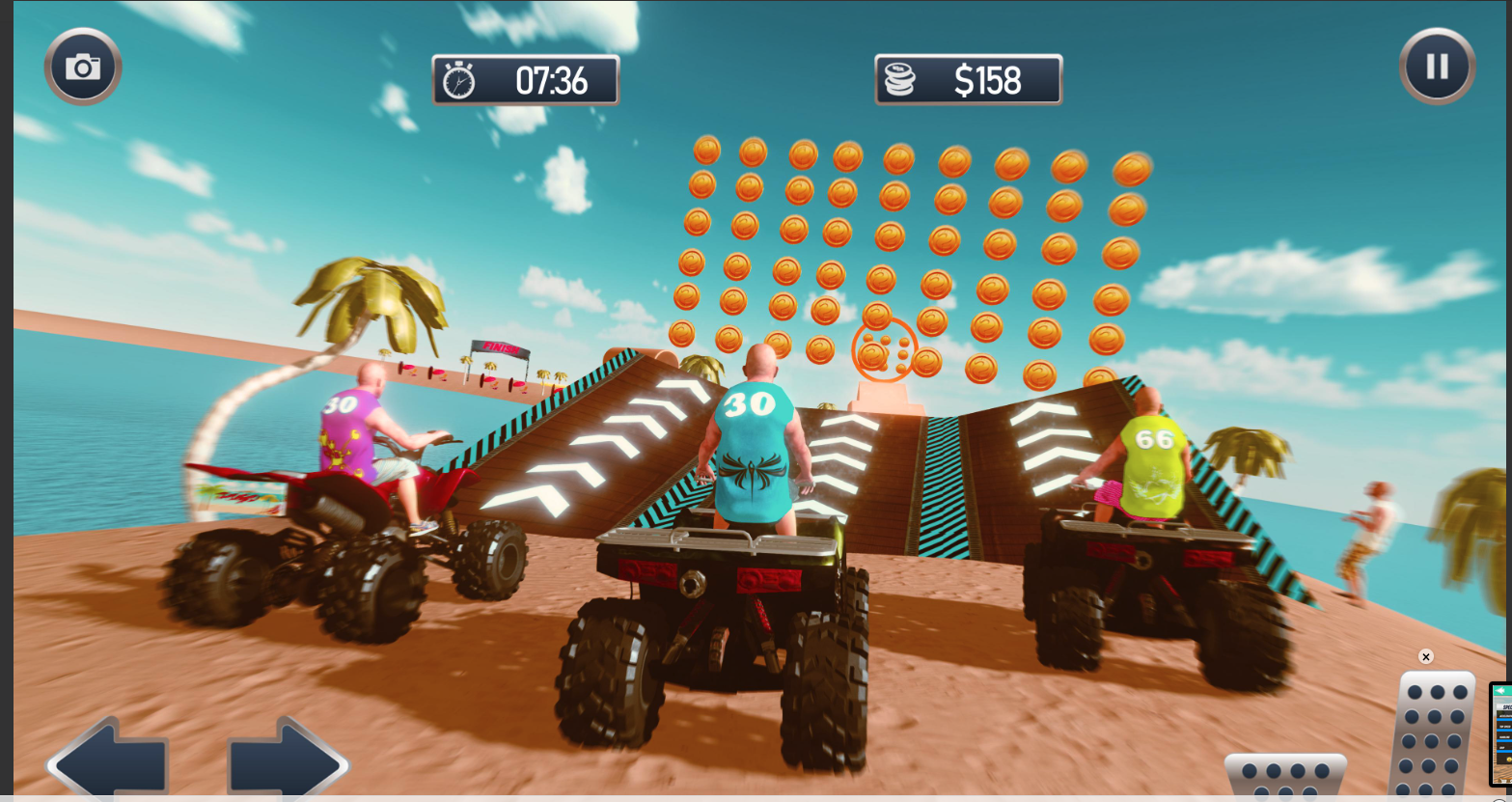 Beach ATV Bike Quad Stunt Racing screenshot 4