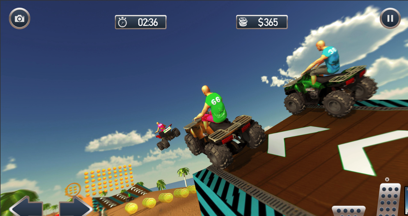 Beach ATV Bike Quad Stunt Racing screenshot 6