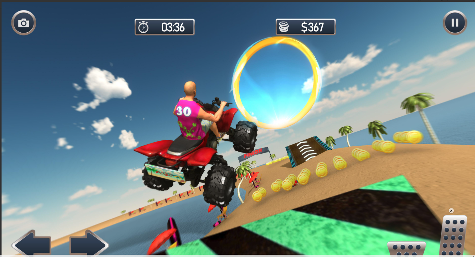 Beach ATV Bike Quad Stunt Racing screenshot 10