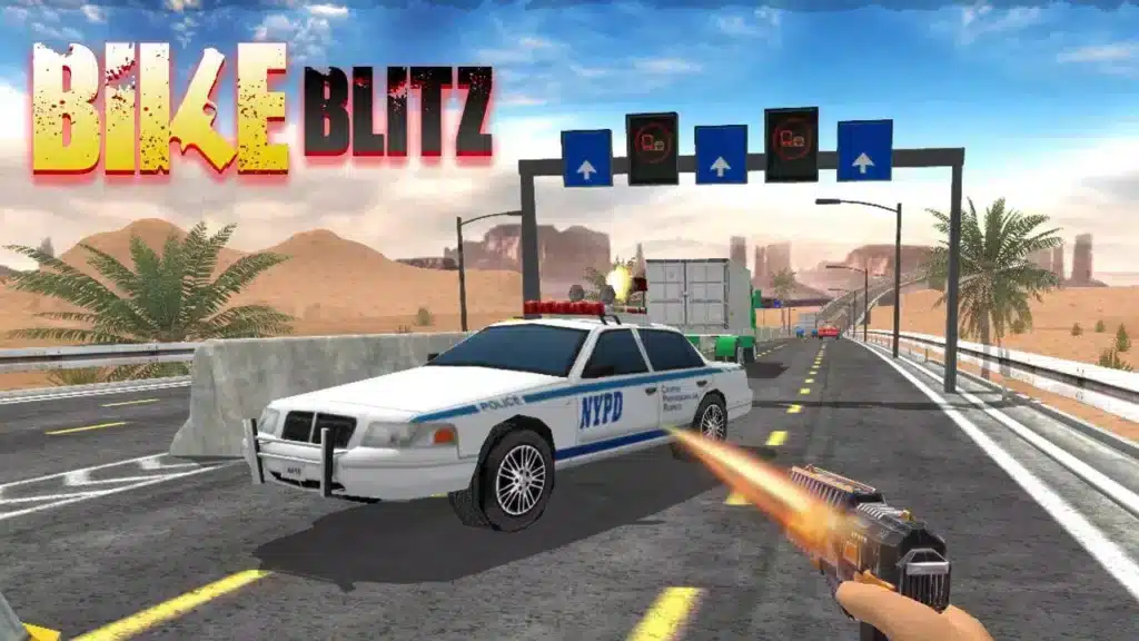 Bike Attack Racing 3D – Action Highway Game – SellUnitySourceCode.com screenshot 3