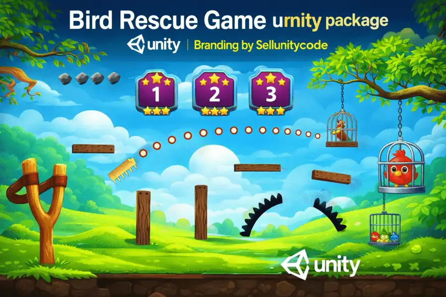 Bird Rescue Game unity package screenshot 4