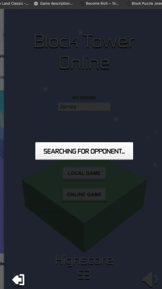 Block Tower Online: Multiplayer Casual Game Source Code screenshot 3