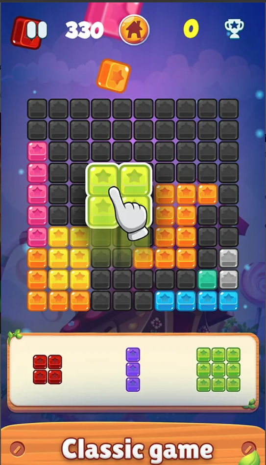 BlockShift Puzzle Unity Source Code – Addictive Block Puzzle Game Template screenshot 3