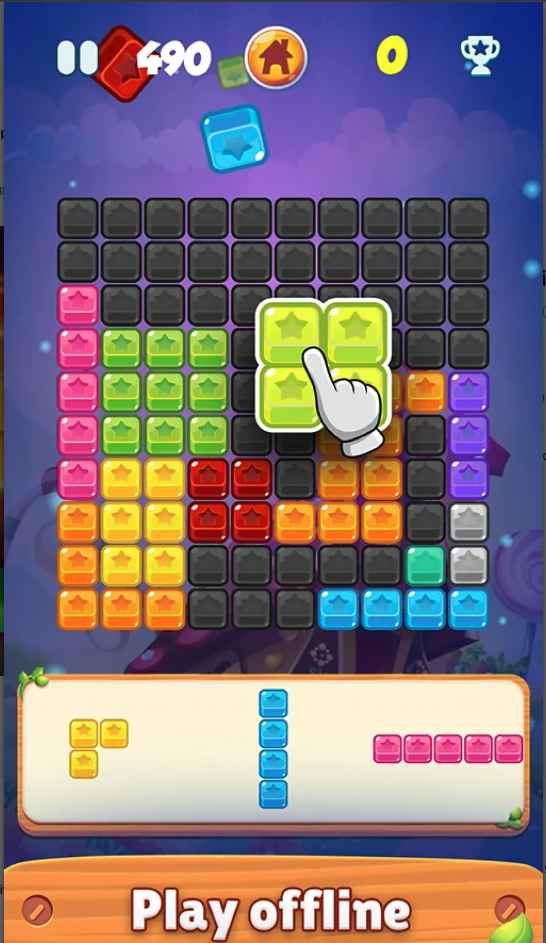BlockShift Puzzle Unity Source Code – Addictive Block Puzzle Game Template screenshot 4