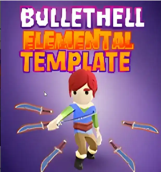 Bullet-Hell Elemental Template SellUnitySourceCode screenshot 2