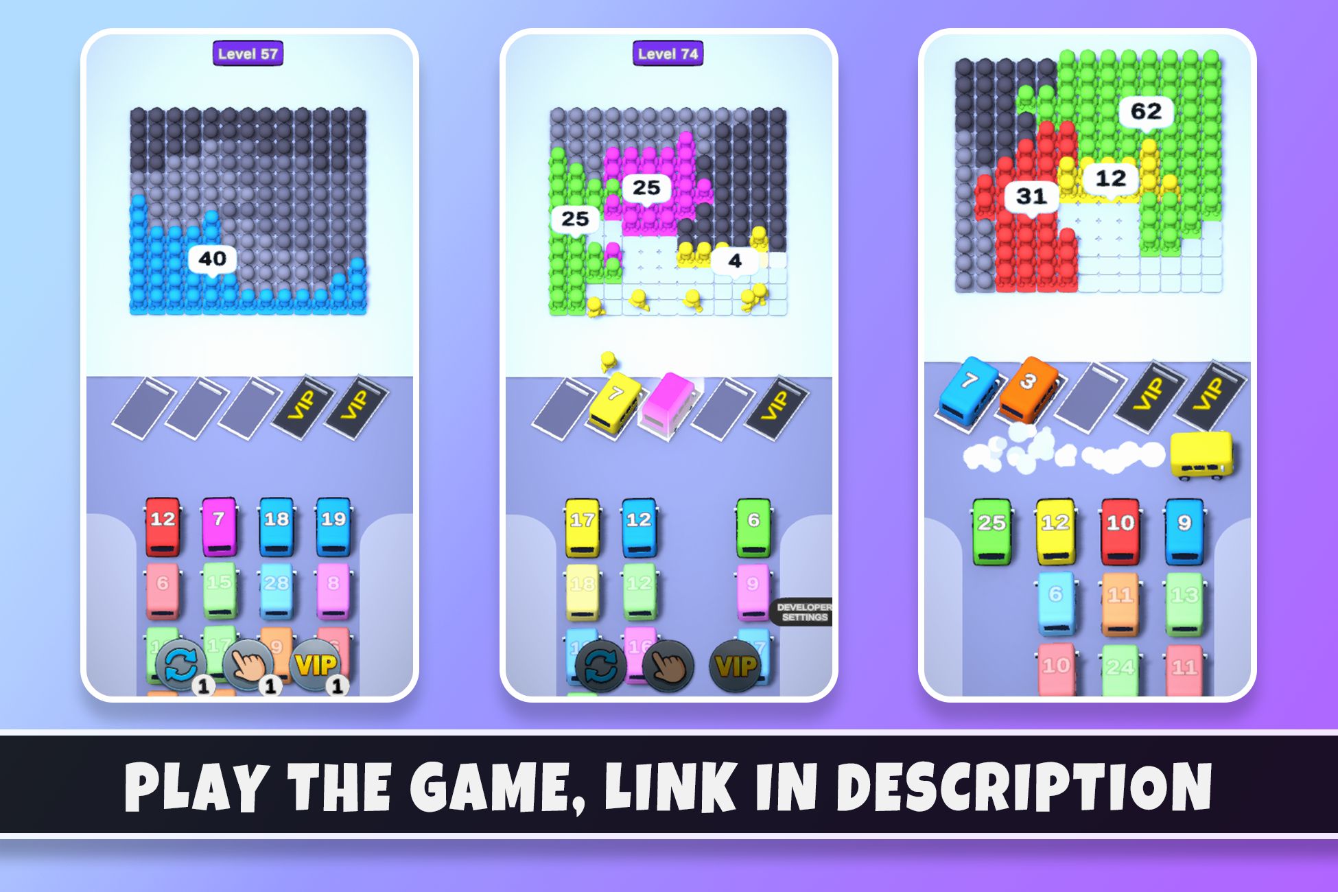 Bus Out Crowd Jam - Unity 3D Puzzle Template screenshot 5