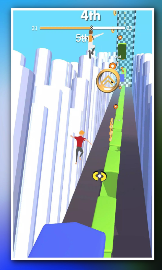 🪢 Cable Swing - Rope Swing Racing Unity Game screenshot 3