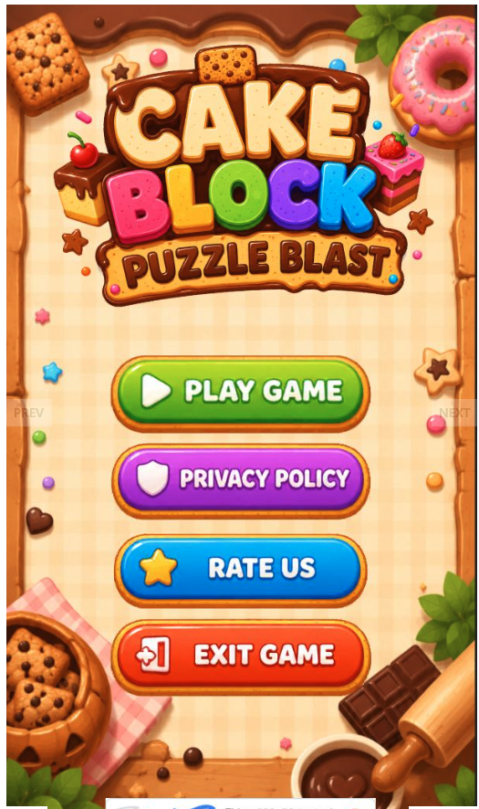 Cake Block Puzzle Blast Unity 6 screenshot 4