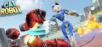 Cat Robot Transform Car Unity Games Source Code screenshot 2