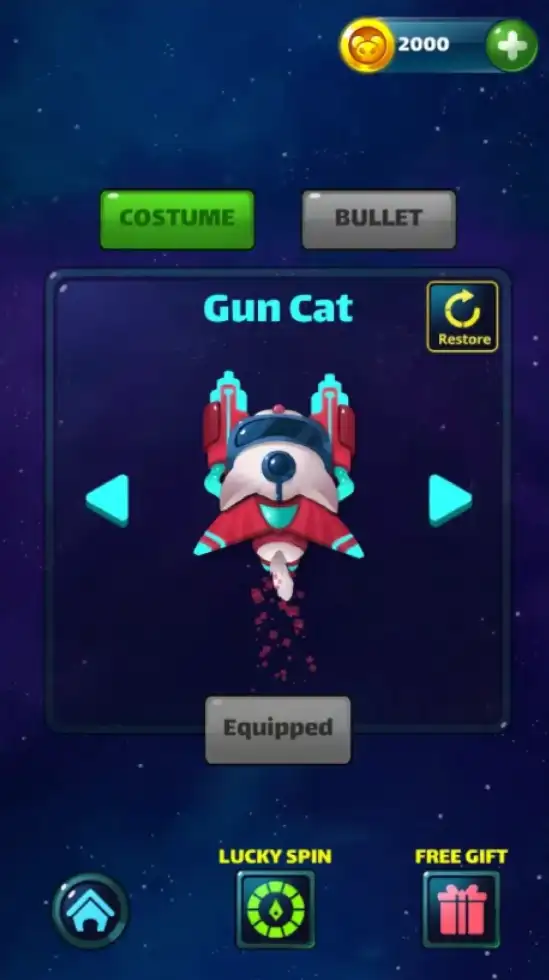 🐱🚀 Cat Shooter: Space Attack –  Sell Unity Source Code screenshot 5
