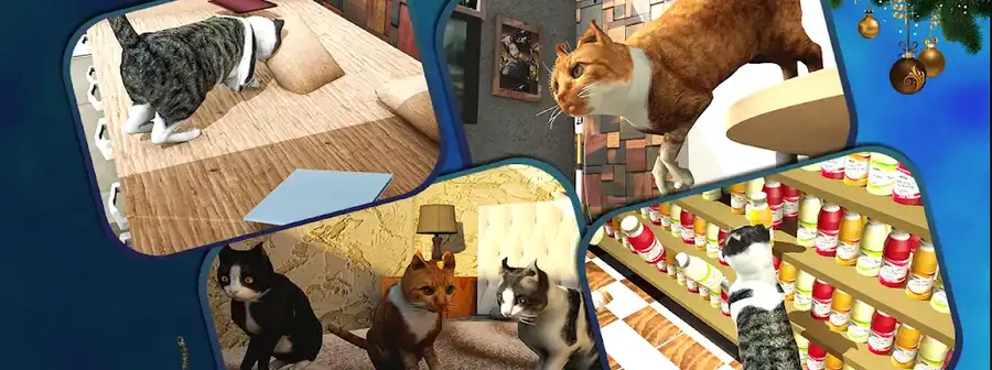 🐱 Cat Simulator 2018: Kitten Cat VS Rat Game SellUnitySourceCode screenshot 4
