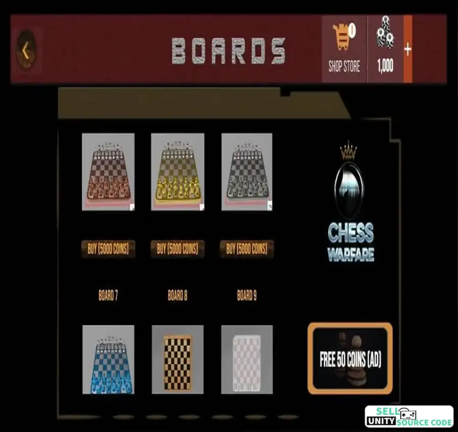Chess Warfare SellUnitySourceCode screenshot 4