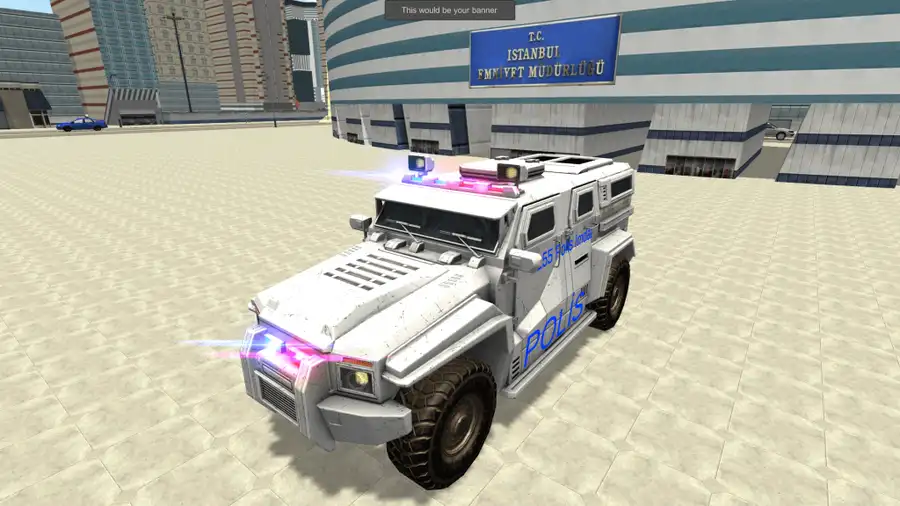 City Police Simulation – Open World Drive Game SellUnitySourceCode screenshot 4