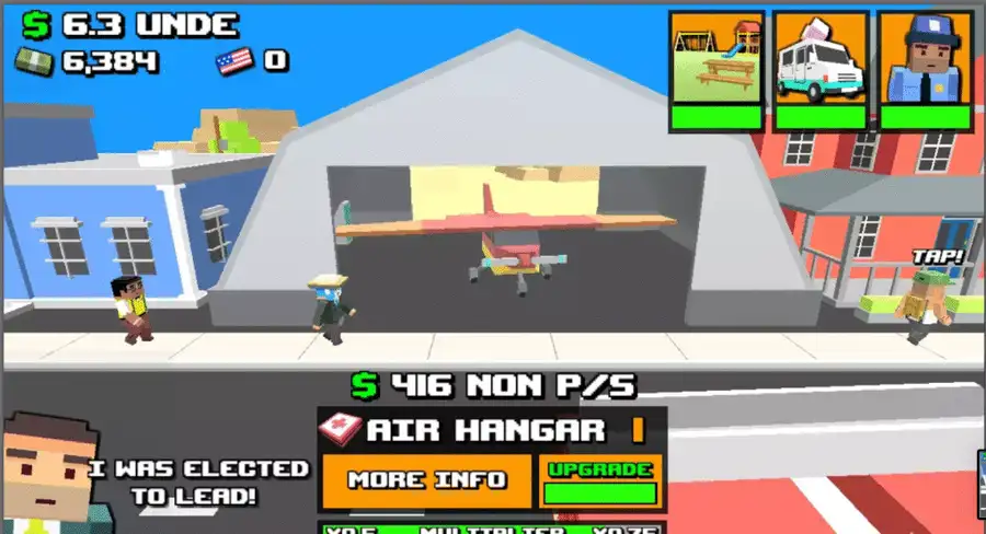 Clicker Town – Idle Cube City Builder screenshot 4