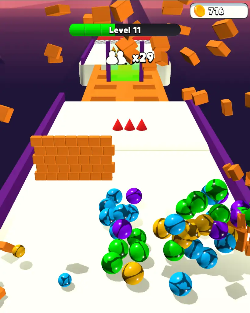 🏐 Clone Ball Run – Hyper Casual Game | SellUnitySourceCode.com screenshot 4
