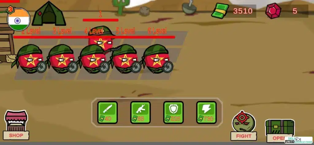 Countryballs – World War 3 SellUnitySourceCode screenshot 4