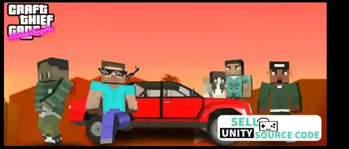Craftman Thief Gangster 3D SellUnitySourceCode