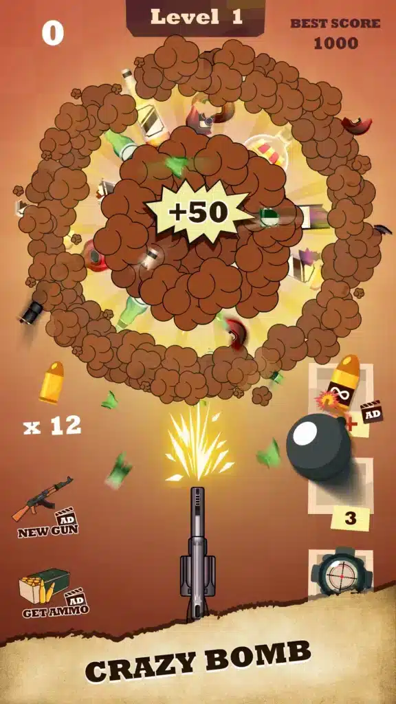 Crazy Gun – Western Shooting Game screenshot 3