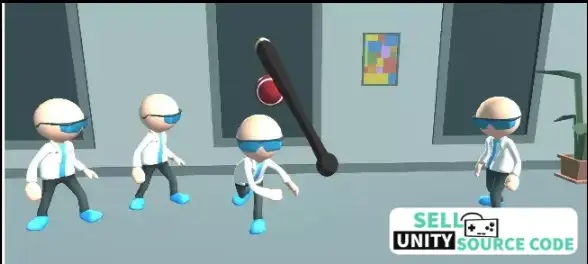 Crazy Office hit SellUnitySourceCode screenshot 2