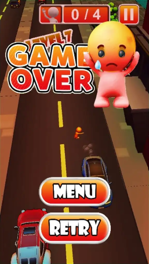 Crazy Stick Man Road Crossing Rescue 64 Bit Source SellUnitySourceCode screenshot 4