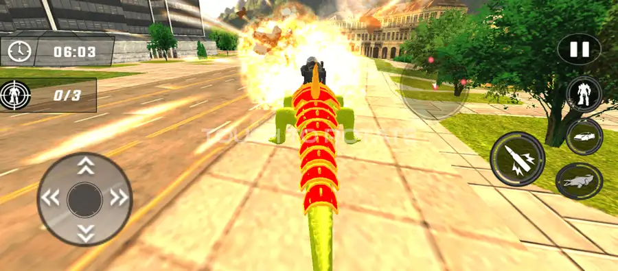 Crocodile Robot Transform Game 2022 SellUnitySourceCode screenshot 2