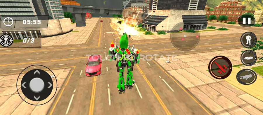 Crocodile Robot Transform Game 2022 SellUnitySourceCode screenshot 5