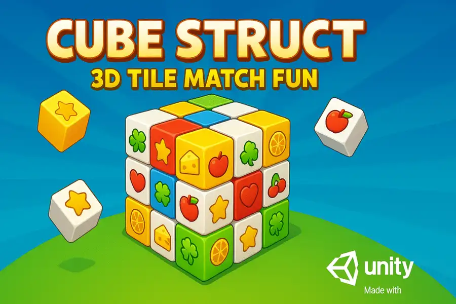 Cube Struct – 3D Tile Match Fun screenshot 2