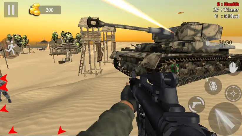 Desert Sniper Special Forces 3D Shooter FPS Game 64bit SellUnitySourceCode screenshot 4