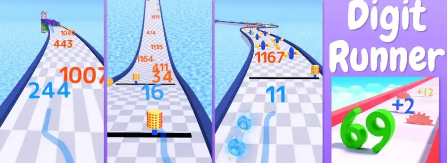Digit Runner Game Sell Unity Source Code screenshot 3
