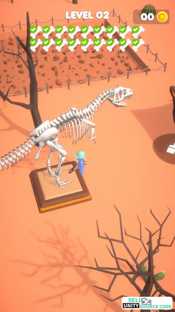 Dino Museum SellUnitySourceCode screenshot 5