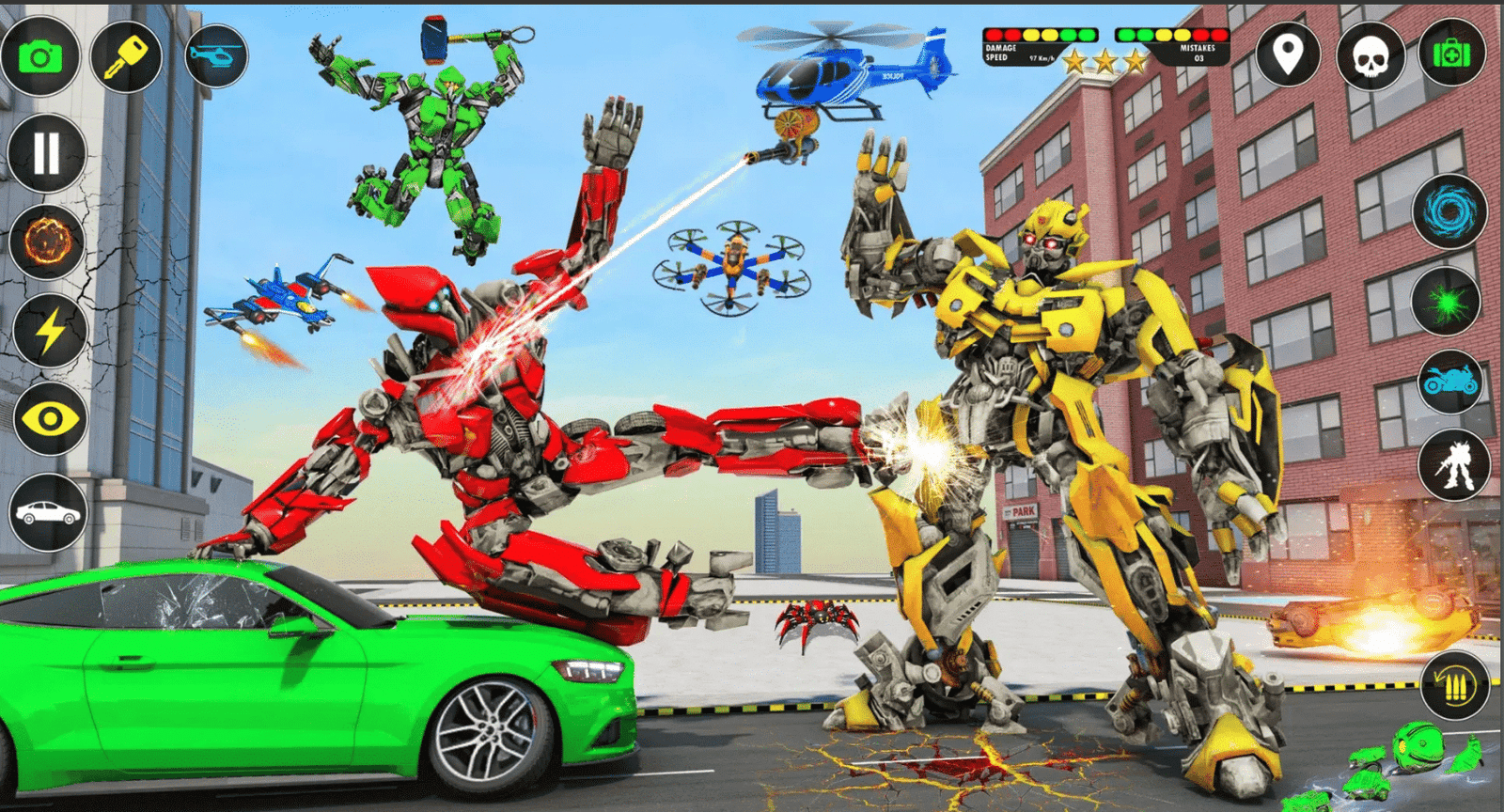 Dino Robot Transformation Game screenshot 4