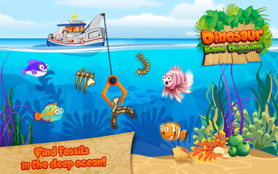 Dinosaur Bone Digging Games SellUnitySourceCode screenshot 5