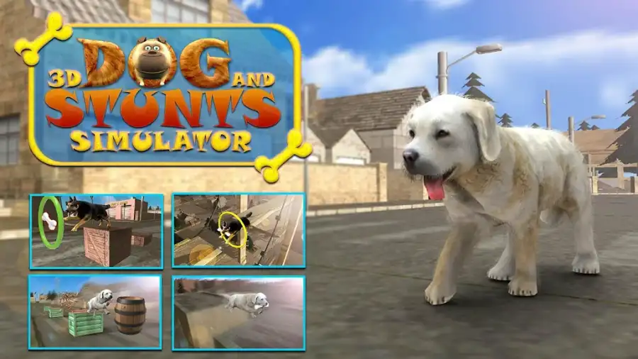 Dog Stunts & Simulator 3D - Crazy Dog Games SellUnitySourceCode