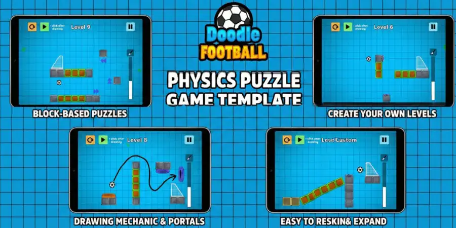 Doodle Football – Unity Source Code screenshot 2