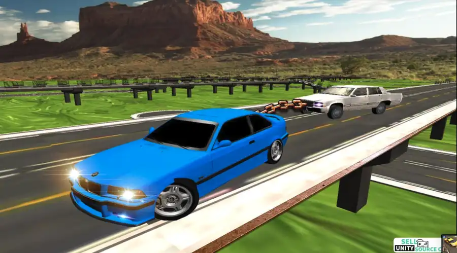 Drag Chained Cars 2018 - Crazy Driving Stunts 3d SellUnitySourceCode screenshot 3