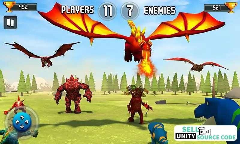 Dragon Dark Fort - Fantasy Battlenite SellUnitySourceCode screenshot 2