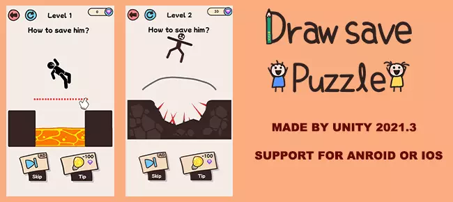 Draw Save Puzzle SellUnitySourceCode screenshot 2