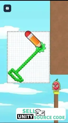 Draw To Crash Watermelon SellUnitySourceCode screenshot 4